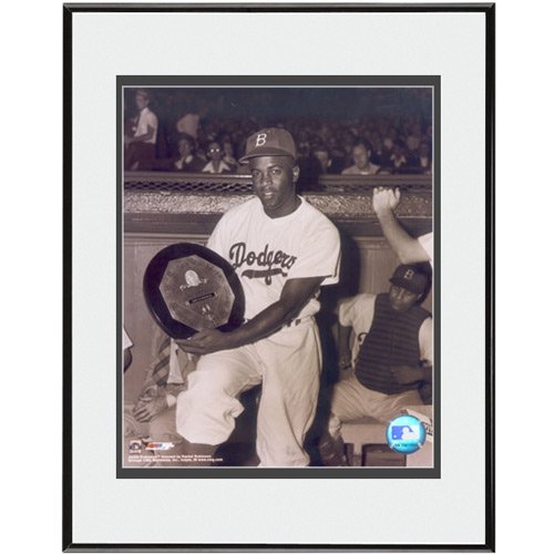 Photofile Brooklyn Dodgers Jackie Robinson Framed Photo
