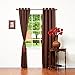 Best Home Fashion Thermal Insulated Blackout Curtains - Antique Bronze Grommet Top - Chocolate - 52