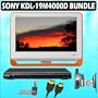 Sony Bravia M-Series KDL-19M4000/D 19-Inch 720p LCD HDTV (Orange) + Sony DVD Player w/ Deluxe Accessory Kit
