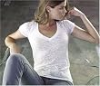 Kalon Clothing Burnout V-neck T-shirt