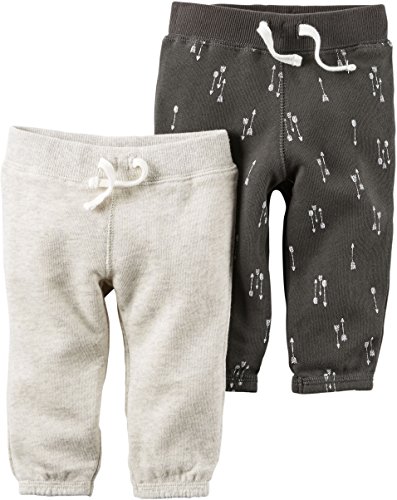 Carter's Baby Boys Bottoms, Grey, 18 Months