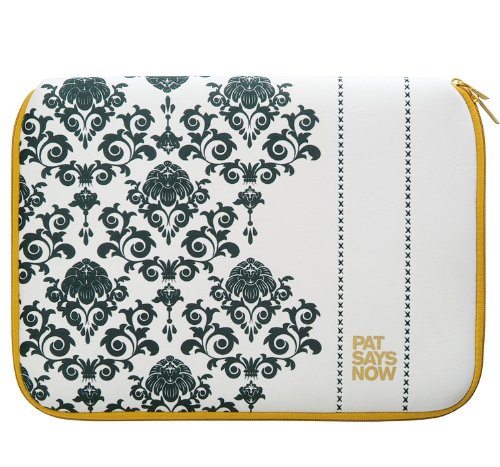 Pat Says Now Louis XIV Notebooktasche bis 39,11 cm (15 Zoll) schwarz/wei&szlig;/gold Preisvergleich