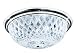 Nulco 1888-02 Polished Brass Amour Crystal Five Light Down Lighting Flush Mount Ceili...