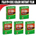 Fujifilm Fujicolor Professional FP-100C Color Instant Film - ISO 100 - 10 exposures (5 Packs)