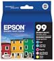 Epson 99 Color Multipack with Cyan, Magenta, Yellow, Light Cyan, and Light Magenta Ink Cartridges for the Epson Artisan 700 and Artisan 800 Printers
