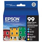 Epson Claria T099920 Hi-Definition 99 Standard-capacity Inkjet Cartridge Color Multipack -Cyan/Light Cyan/Magenta/Light Magenta/Yellow ~ Epson