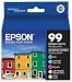 Epson 99 Color Multipack with Cyan, Magenta, Yellow, Light Cyan, and Light Magenta Ink Cartridges for the Epson Artisan 700 and Artisan 800 Printers