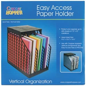 Advantus-Cropper-Hopper-Easy-Access-Paper-Holder-Black
