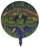 Frogs Happy Birthday 18" Mylar Balloon