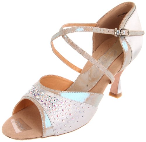 Capezio Women's Crystal Nadia 2.5 Inch Shoe,Blue Ice,7 M US On Sale