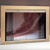 Chimney 52108 Portland Willamette Polished Brass Glass Door