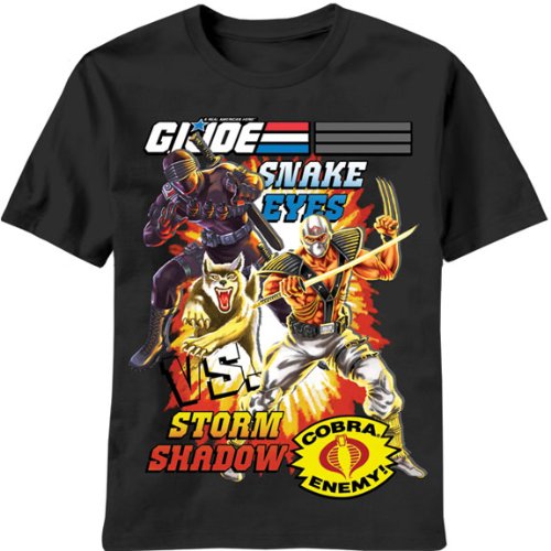  Good N Bad G.I. Joe Storm Shadow Snakeyes T-shirt