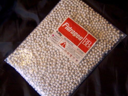 10,000 Count Precision (High Quality) .20g / .20 Gram Seamless FiDragon Airsoft Bb's / Bb Pellets in Bag