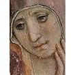 Fra Angelico (Fresco cycle in the Dominican convent of San Marco in Florence scene: mockery of Christ, Detail: Maria mou - 13x19