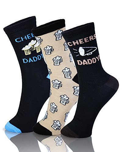 Father's day Gift - Basico Men's Patterned Casual Fashion Crew Socks