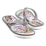 Ed Hardy Flip Flops Silver thongs