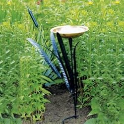 Home and Garden Innovations CTBB01 Cattail Style Bird Bath
