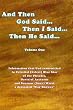 And Then God Said... Then I Said... Then He Said... (Volume 1)