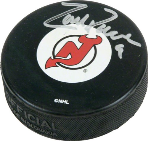 Steiner New Jersey Devils Zach Parise Autographed Puck