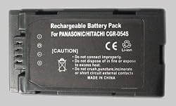 Panasonic CGR-D54 equivalent battery pack 5500 mAh 7.2 V replacement for: CGA-D54 CGP-D14S CGP-D210 & others for AG, NV series models including , GS1, GS11, GS15, GS3, GS4, GS5, GX, MX