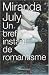Un bref instant de romantisme