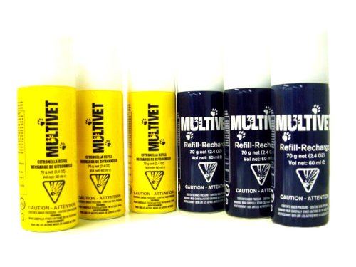 BOX of 6 Multivet Premier Mix Refills for Spray Collars