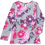 GYMBOREE(ジンボリー) フローラルスモックトップ グレーフローラル トップス長袖Tシャツ 4歳【並行輸入】