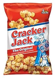 Cracker Jack Caramel Coated Popcorn & Peanuts, Original, 2.875-Ounce Bags (Pack of 36)