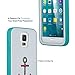 Galaxy S5 Case, ULAK Hybrid Soft Silicone + Hard Plastic Protective Hard Case for Samsung Galaxy S5 (2014) (You make me home+Blue)