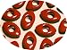 Football Sports Ball Eyelets 1/8 Scrapbooking Embellishments - Pack of 8 - Paper Craft, Holiday Cards & Tags, Paper Piecing Supplies