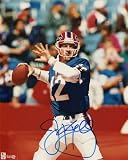 Jim Kelly Autographed/Hand Signed Buffalo Bills Football 8x10 Photo