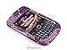 Smile Case Heart Bling Rhinestone Crysal Jeweled Snap on Full Cover Case for Blackberry Curve 8520 8530 9300 (8520-Bling Purple Hearts) thumb