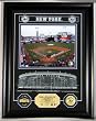 Shea Stadium New York Mets Archival Etched Glass Photomint - Plaque
