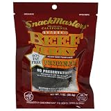 SnackMasters Beef Jerky, Original, 1-Ounce Packages (Pack of 12)