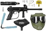 PCS US-5 Semi Auto Player Pack Paintball Gun Package - Black