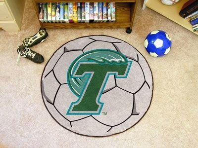 Buy Tulane Green Wave NCAA Soccer Ball Round Floor Mat (29) by Fan Mats