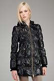 Juicy Couture - Juicy Couture Long Black Puff Coat