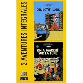 Les Aventures de Tintin : Objectif lune / On a march� sur la lune [VHS]