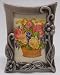 1×1½ Two Flowers on Vines Mini Frame