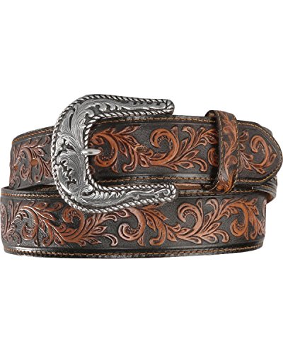 Tony Lama Men's Scottsdale Classic Tooled Western Belt - C41773