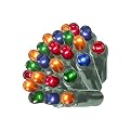 100-ct Micro Bulb String Lights - Multicolored with Green Wire