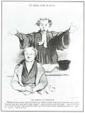 Legal Studies (9 images on one poster), Art Print by Honore Daumier
