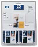 HP  20 Black Ink Cartridge Twin Pack (C6614)