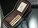 BININBOX Men's Leather Black Bifold Zip AROUND Wallet Purse Card holder