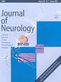 Journal Of Neurology - Includes Supplements