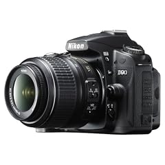 Nikon D90 Kit SLR-Digitalkamera (12 Megapixel, Live-View, HD-Videofunktion) inkl. F-S DX 18-55 mm VR