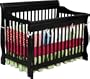 Delta Childrens Products Canton 4 in 1 Convertible Crib, Black