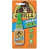 Gorilla Glue Super Glue Gel, Heavy-Duty, Clear, 0.53 oz