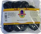 Black Licorice Wheel Candy, Bulk, 8 oz
