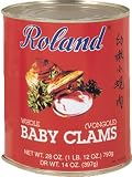 Roland Boiled Baby Clams, 28-Ounce Can (Pack of 3)